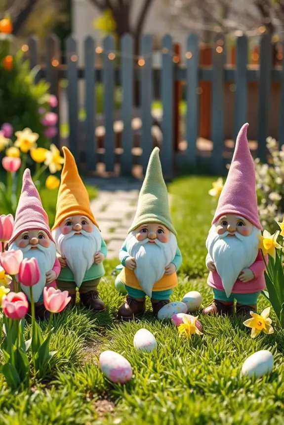 whimsical garden gnome decor