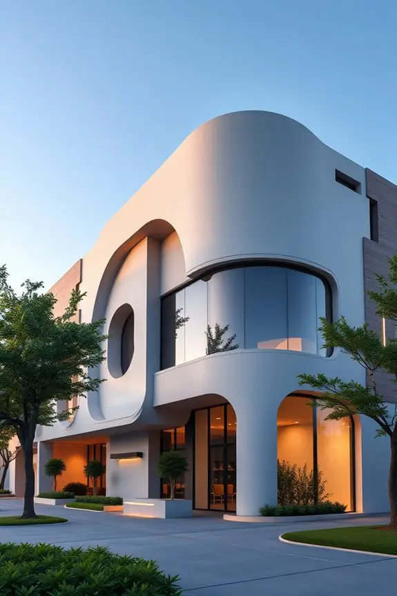 whimsical gym exterior design