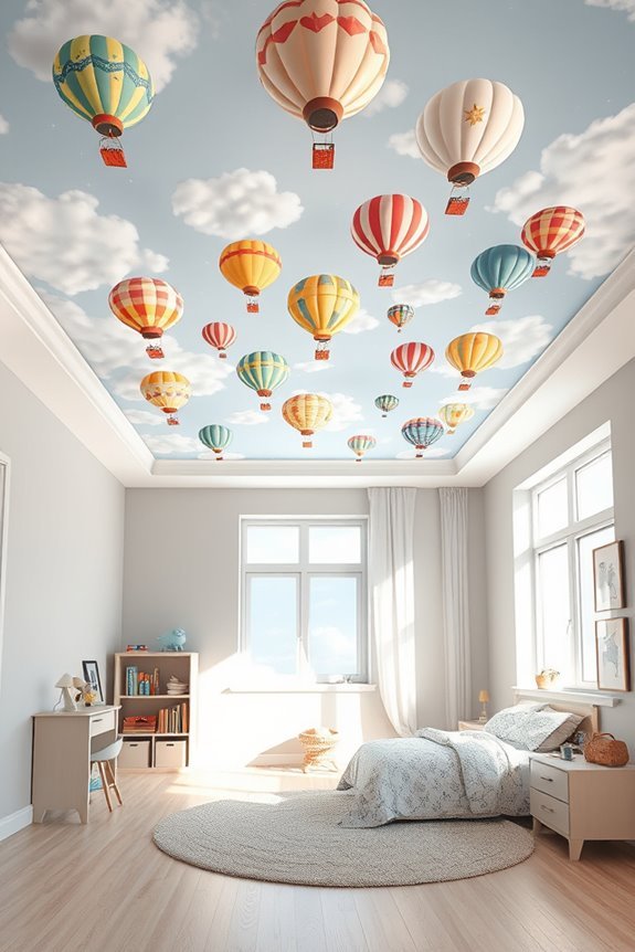 whimsical hot air balloons