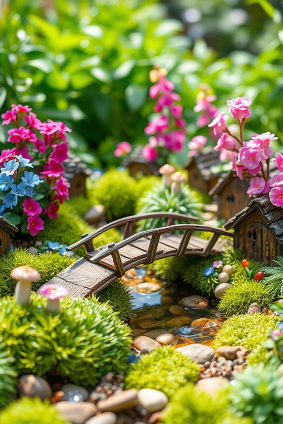 whimsical miniature fairy garden