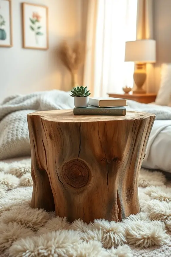 whimsical nature inspired furniture piece