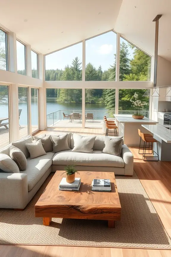 whimsical open concept living
