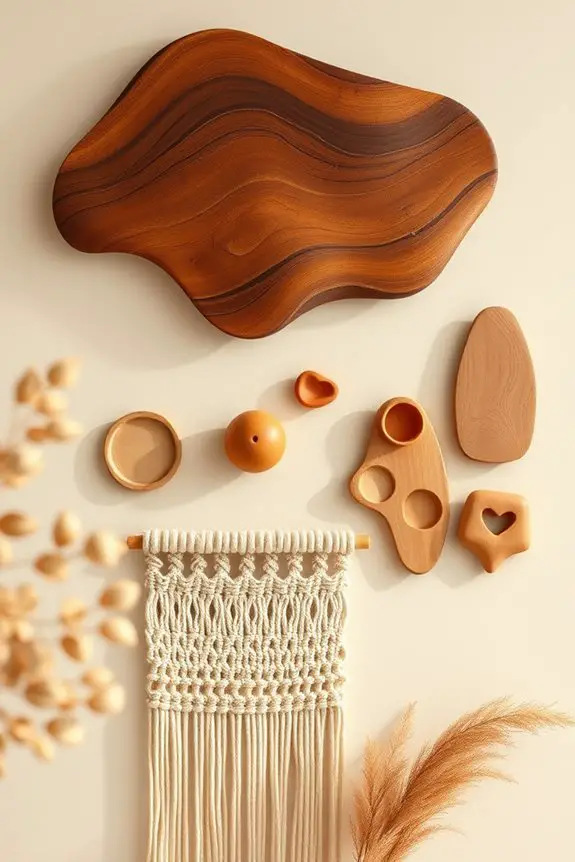 whimsical organic wall decor