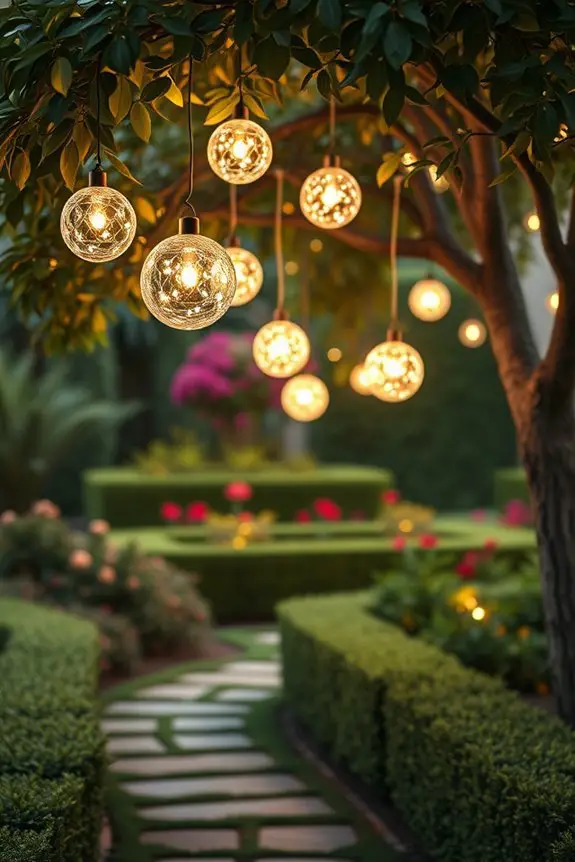 whimsical outdoor lighting decor