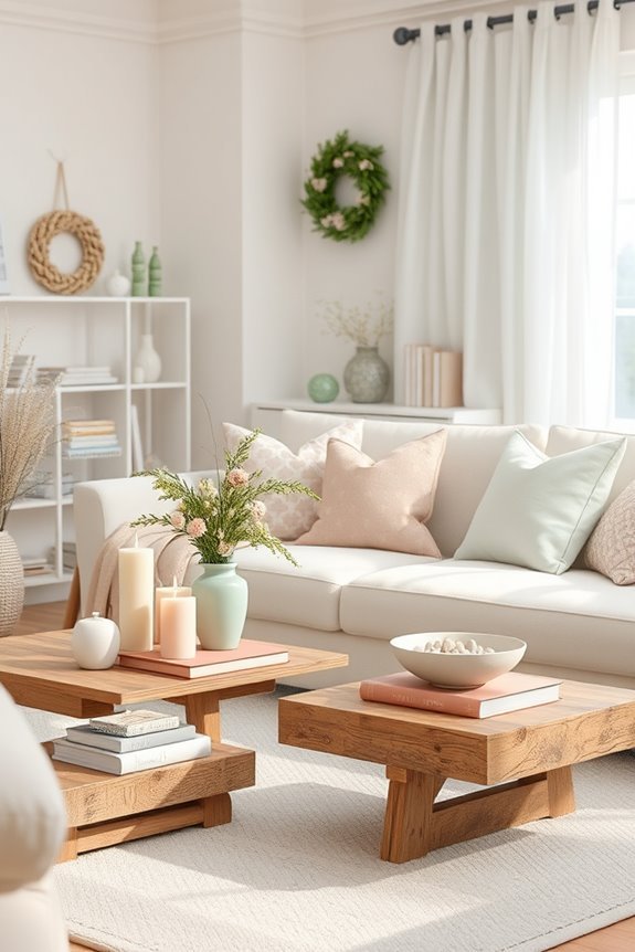 whimsical pastel holiday decor