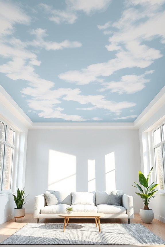 whimsical periwinkle ceiling charm
