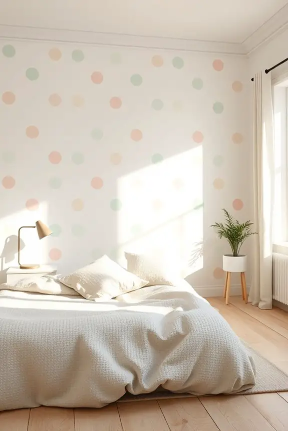 whimsical polka dot decor