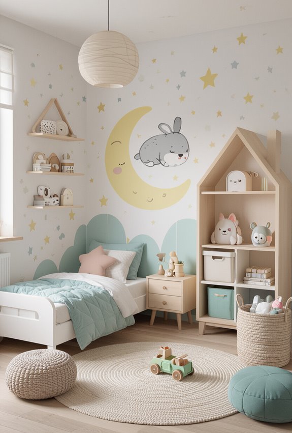 whimsical removable decals and murals