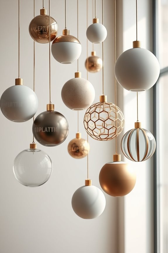 whimsical spherical wall decor