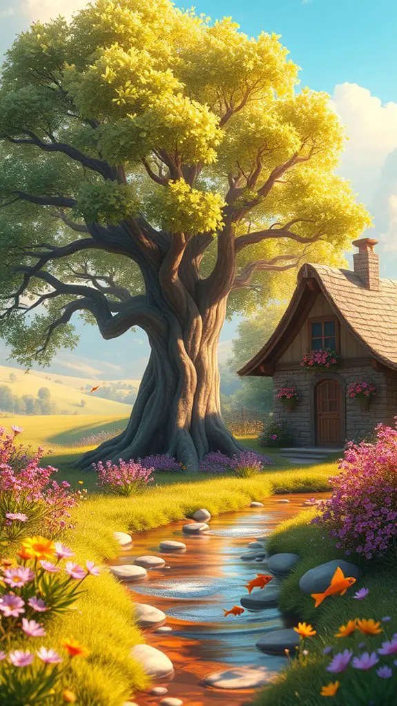 whimsical storybook wall designs