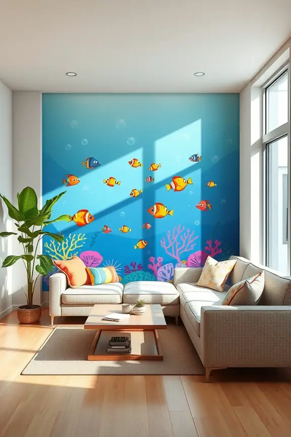 whimsical themed mural transformations
