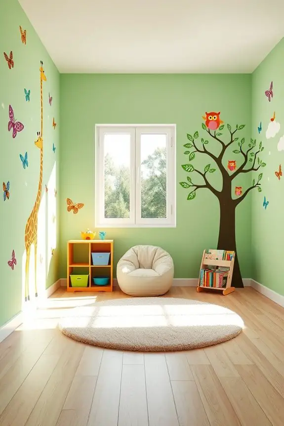whimsical wall decals transform rooms