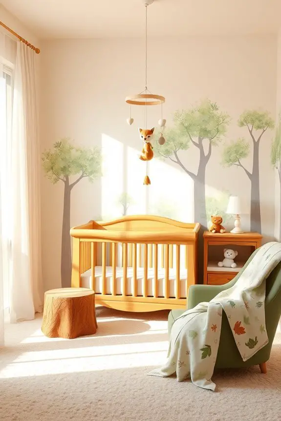 whimsical woodland nursery theme