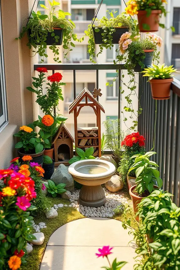 wildlife friendly balcony habitat