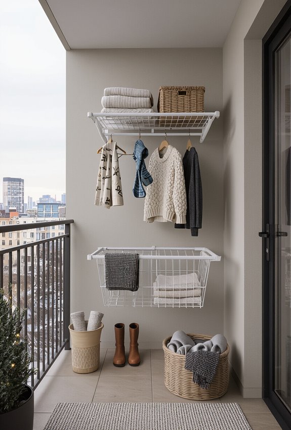 winter balcony drying tips