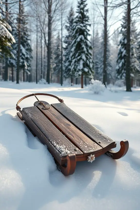 winter sledding adventure fun