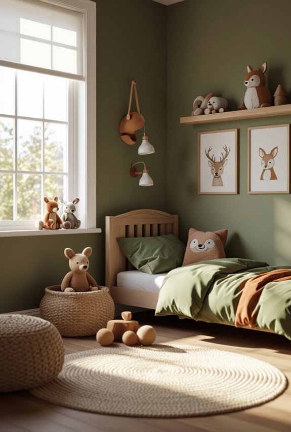 woodland themed cozy decor