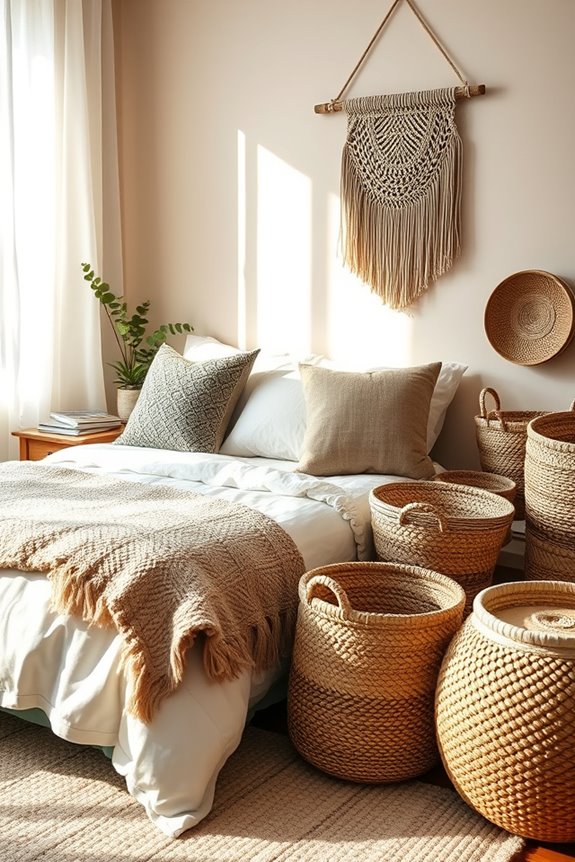 woven baskets for storage