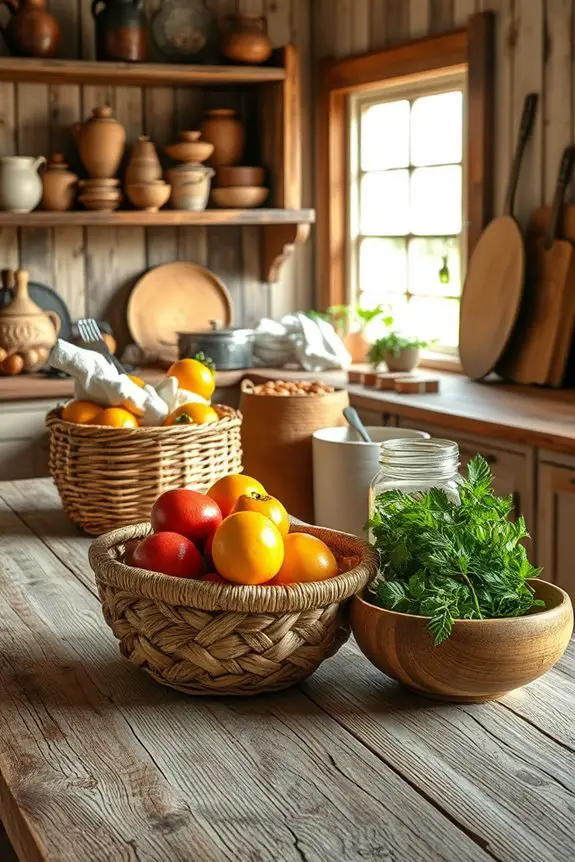 woven baskets for storage