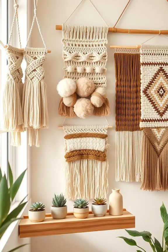 woven tapestry for warmth