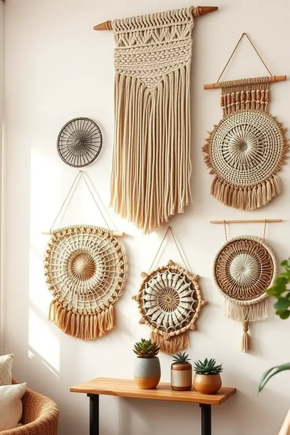 woven textures enhance decor