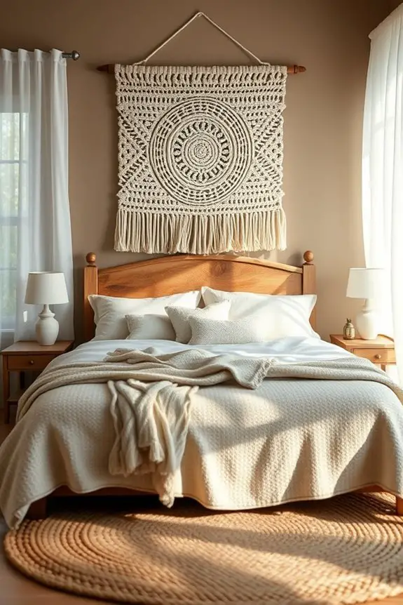 woven wall hanging decor