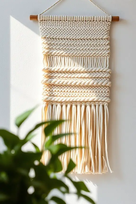 woven wall hanging decor