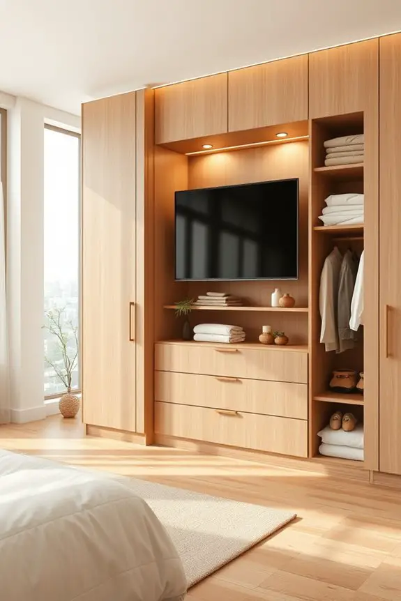 zen inspired retreat closet design