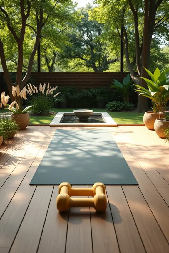 zen workout environment essentials